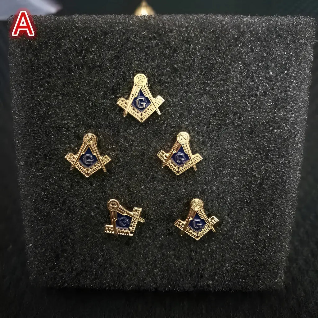 Pin Broche Mason Masonico Grado Compas Escuadra Acacia