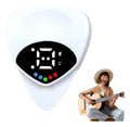 Afinador Y Púa Para Guitarra 2 En 1 Color Blanco Blanco