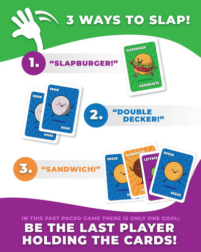 Combo Rapidez Slapburger + Polilla Tramposa Juegos De Cartas