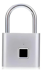 Candado Huella Dactilar Smart Inteligente Valija Viaje Ip56 Plateado