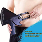 Gran Plicometro Pro Caliper Herramienta Medir Grasa Corporal Negro
