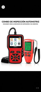 Combo Escáner Obd2 V500 + Medidor Espesor Pintura Auto Usado