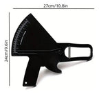 Gran Plicometro Pro Caliper Herramienta Medir Grasa Corporal Negro