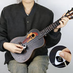 Afinador Y Púa Para Guitarra 2 En 1 Color Blanco Blanco