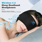 Kit Dormir Auriculares Vincha Bluetooth + Antifaz 3d