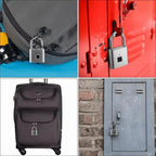 Candado Huella Dactilar Smart Inteligente Valija Viaje Ip56 Plateado