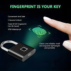 Candado Huella Dactilar Smart Inteligente Valija Viaje Ip56 Plateado