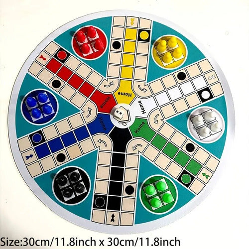 Ludo Clásico Para 6 Jugadores Juego De Mesa Familiar Complet
