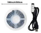Rollo Led Luces Rgb 5 Mts Kit Smart Tv Hasta 65 Pulgadas Rgb